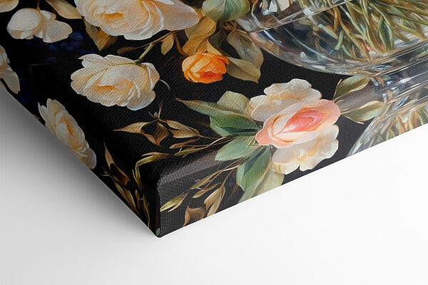 Painting of flowers in a vase Painting of flowers in a vase