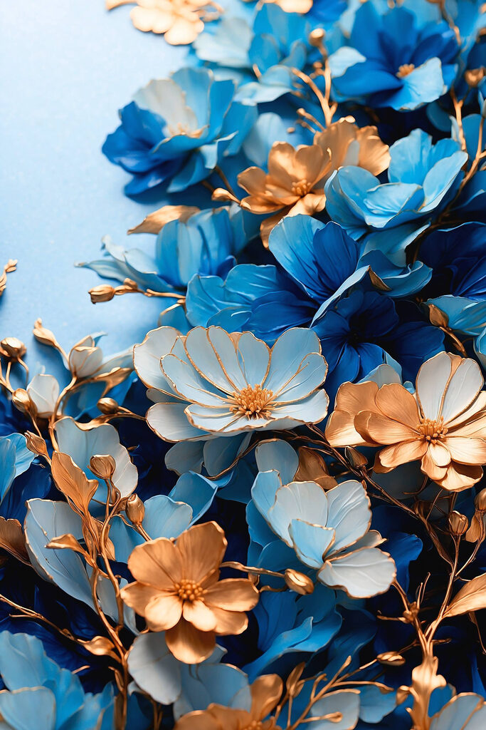 Delicate blooms in vibrant hues Delicate blooms in vibrant hues