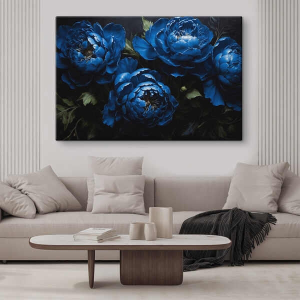 Group of blue flowers Group of blue flowers