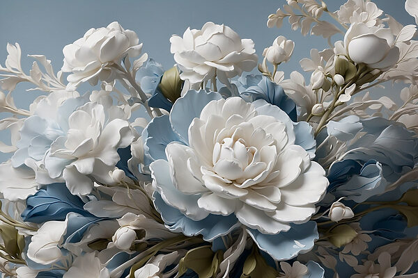 Delicate blooms in soft hues Delicate blooms in soft hues