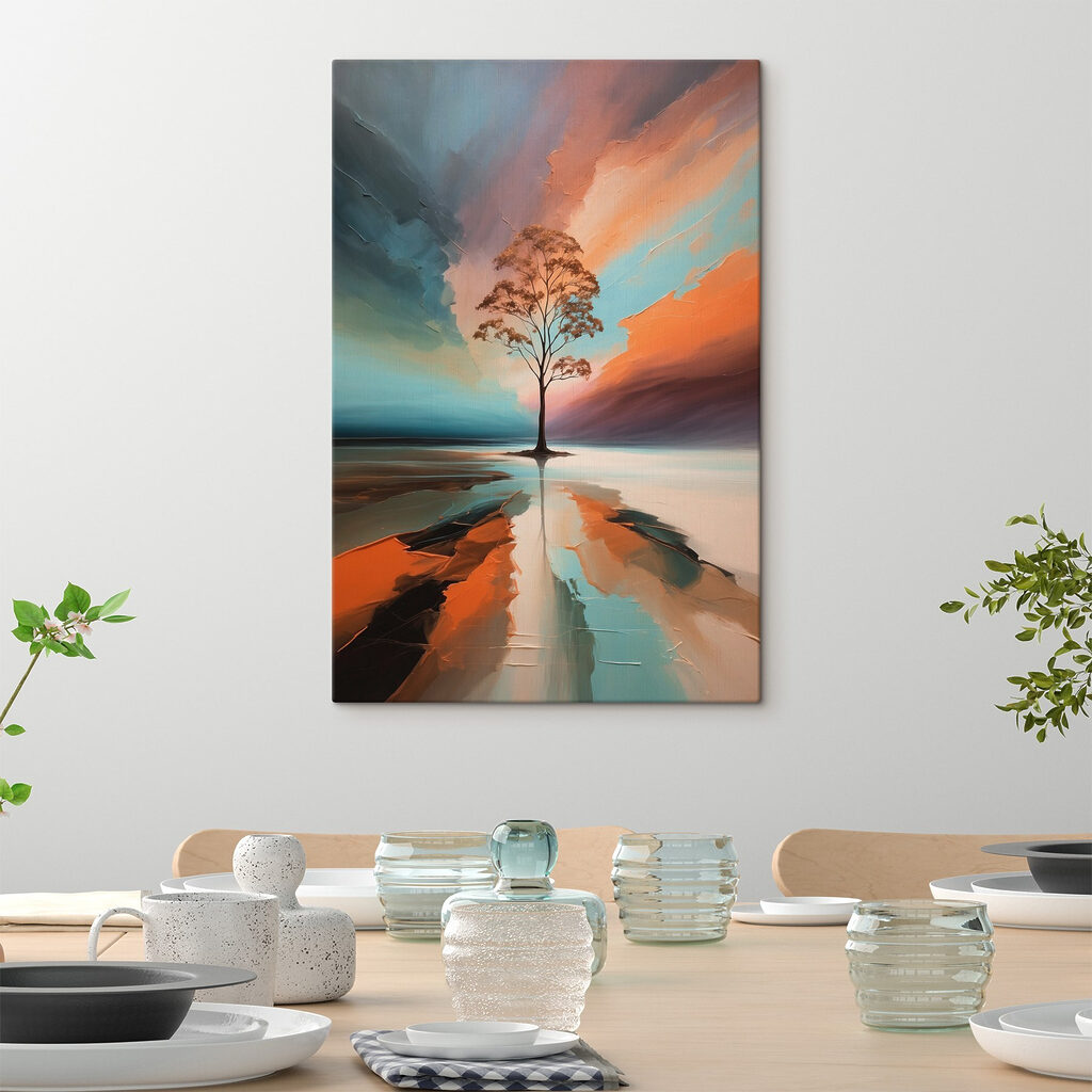 Tree in the middle of a lake
