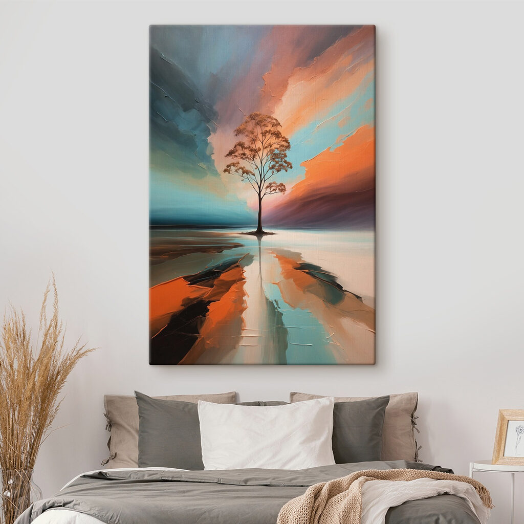 Tree in the middle of a lake