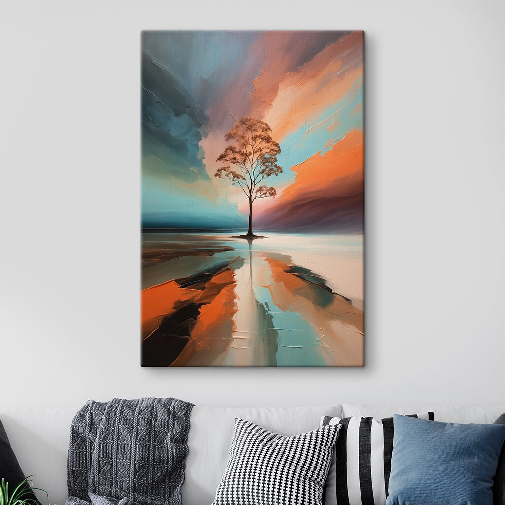 Tree in the middle of a lake