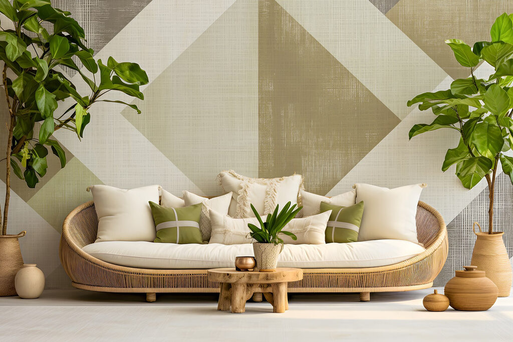 Abstract geometric shapes and textures