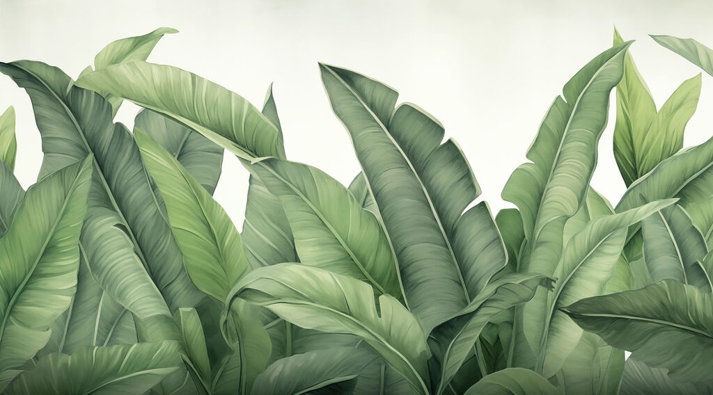 Group of green leaves