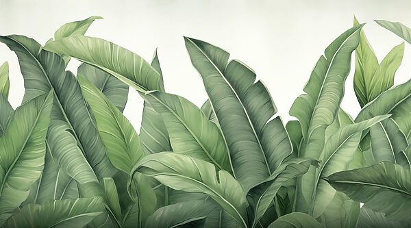 Group of green leaves