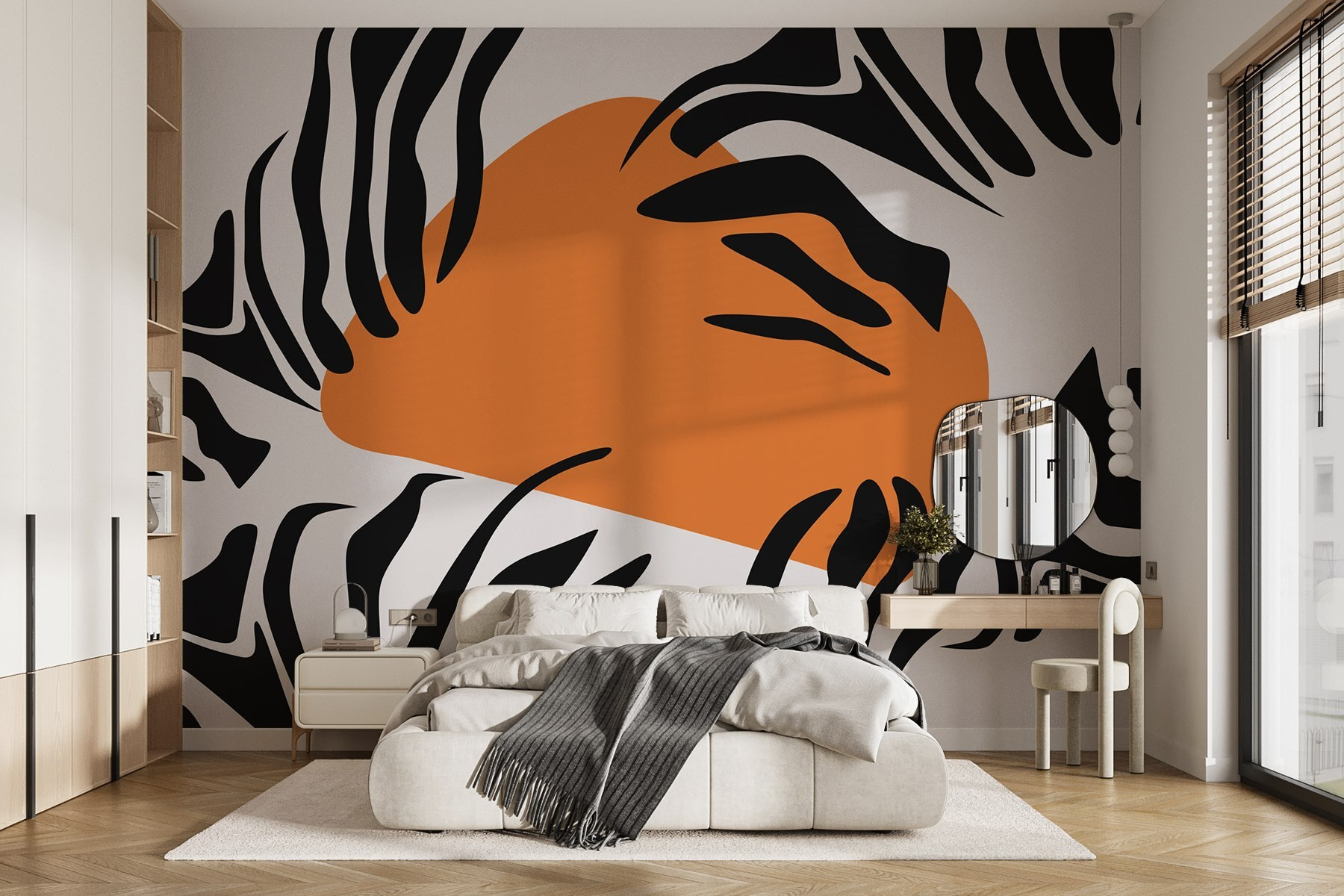 Bold patterns in vibrant contrast Bold patterns in vibrant contrast