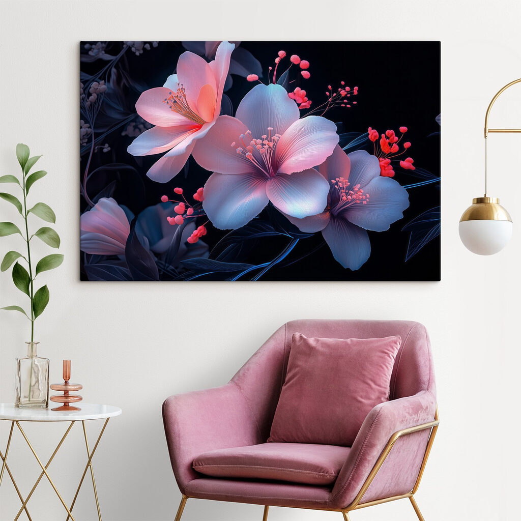 Delicate blooms in soft hues Delicate blooms in soft hues