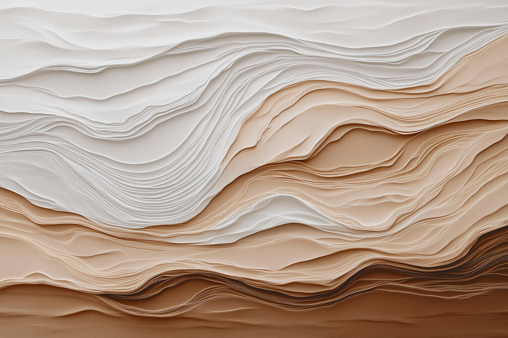 White and brown paper cut shapes White and brown paper cut shapes