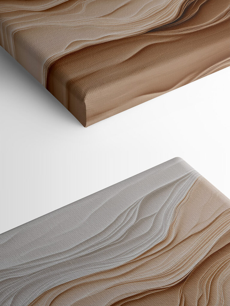 White and brown paper cut shapes White and brown paper cut shapes