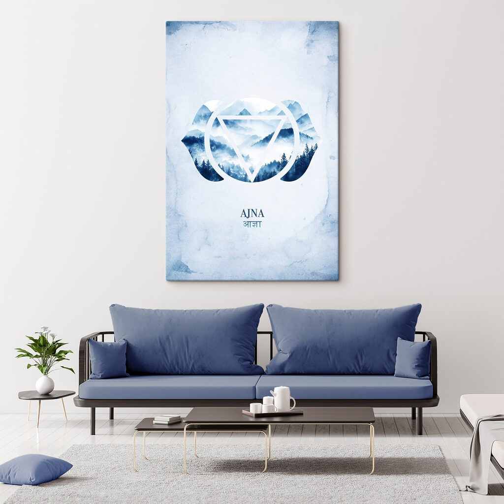 Logo with mountains and trees