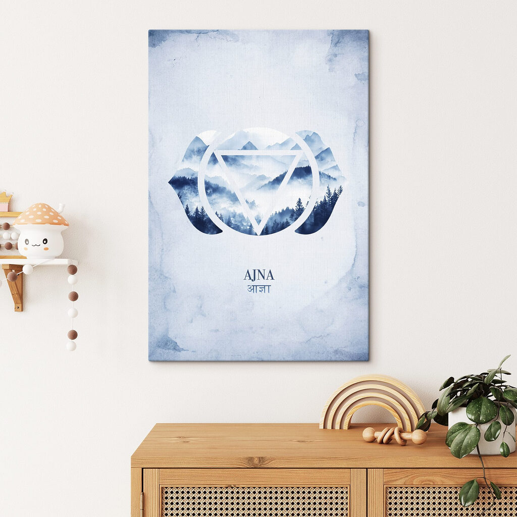 Logo with mountains and trees