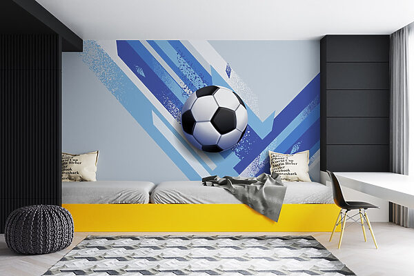 Футбольний м'яч на синьо-білому тлі w02347pir14r 600x400 - Футбольний м'яч на синьо-білому тлі