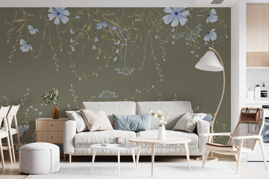 Pattern of flowers and plants Pattern of flowers and plants