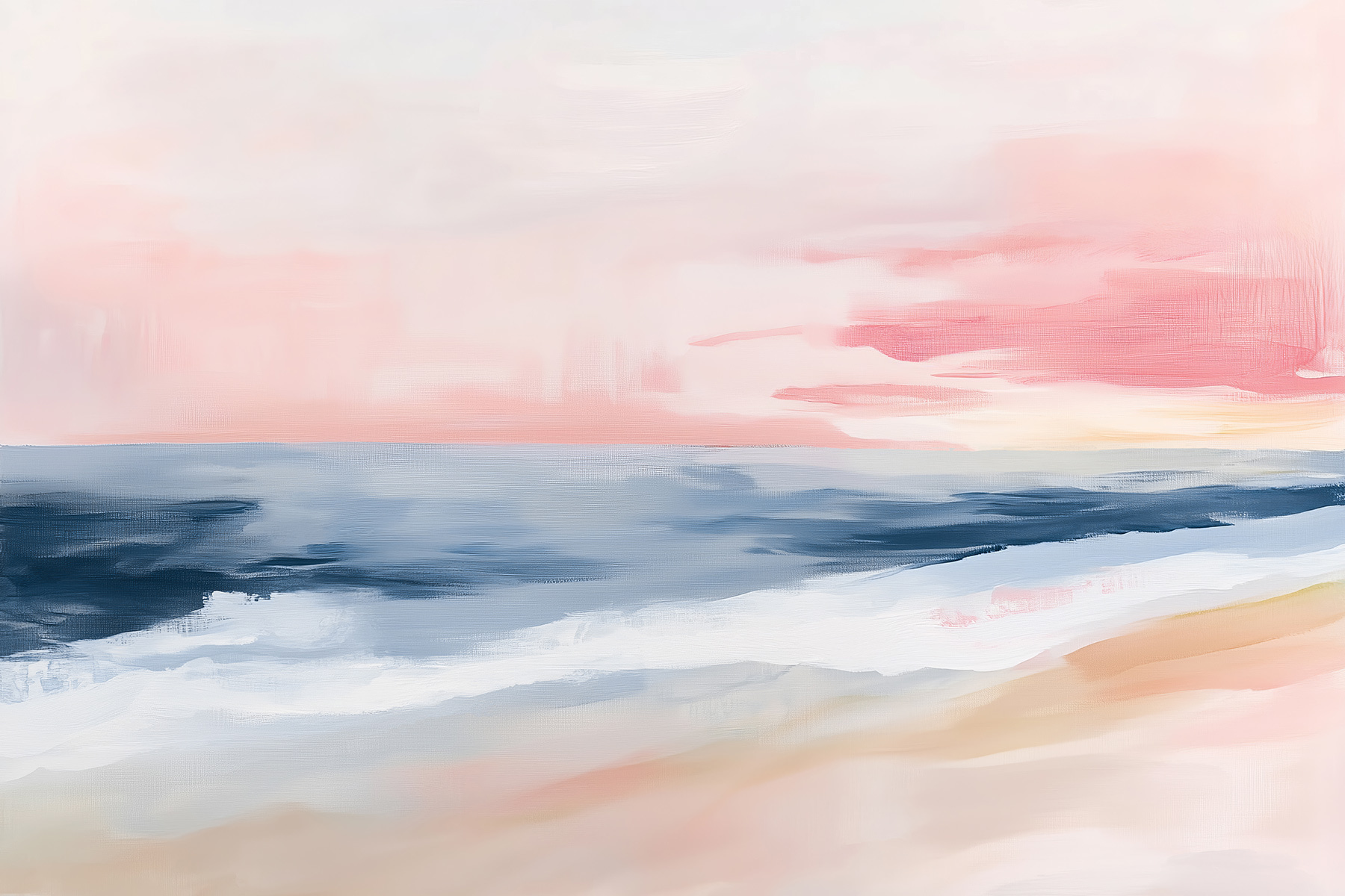 Painting of a beach Painting of a beach