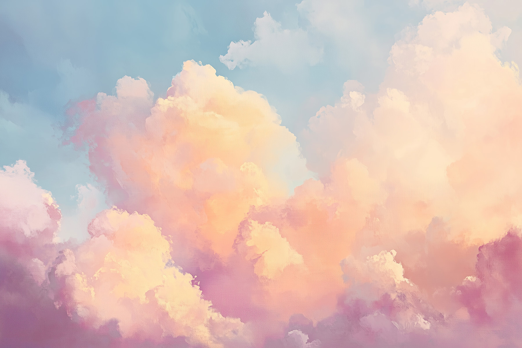 Colorful clouds in the sky