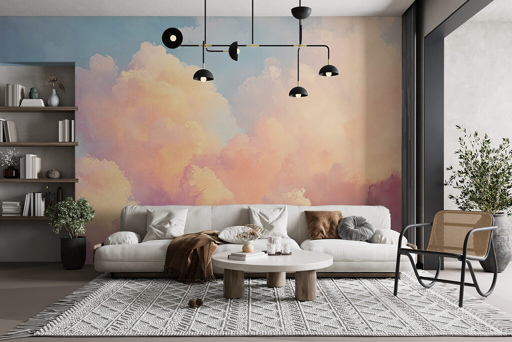 Colorful clouds in the sky