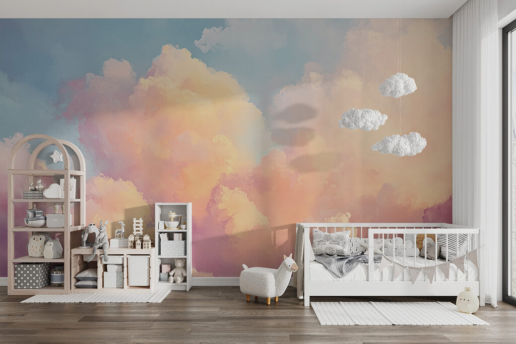 Colorful clouds in the sky