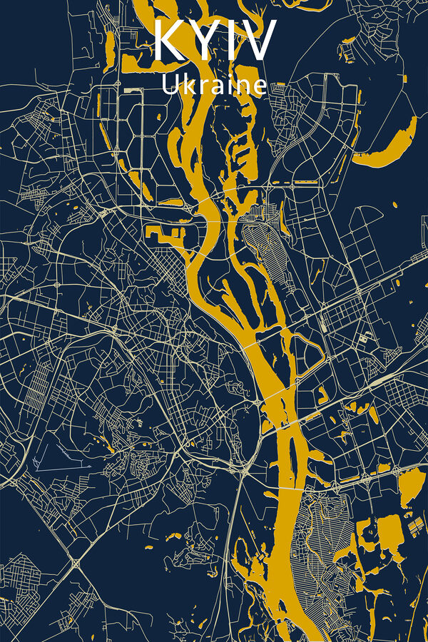 Map of a city Map of a city