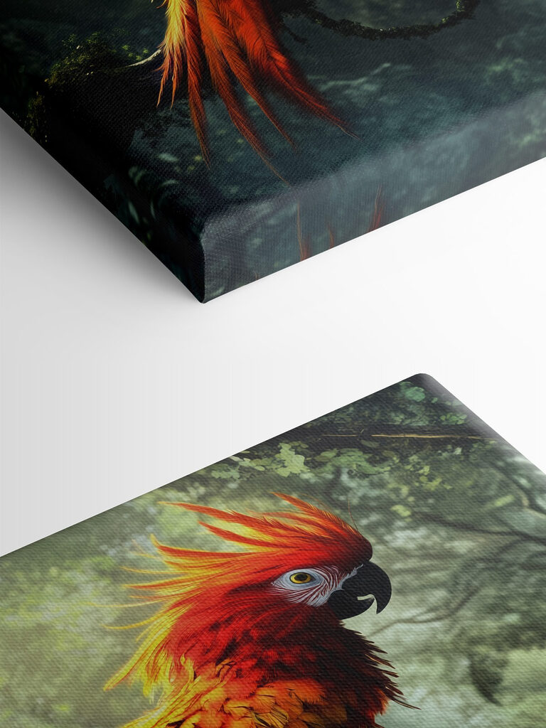 Colorful bird sitting on a tree branch Colorful bird sitting on a tree branch