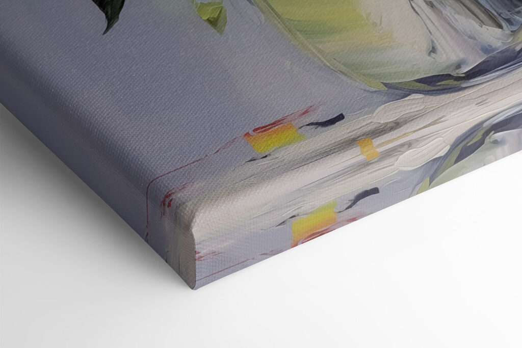 Painting of flowers in a vase