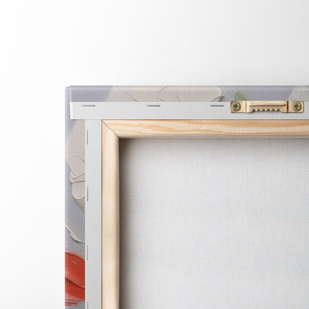 Painting of flowers in a vase