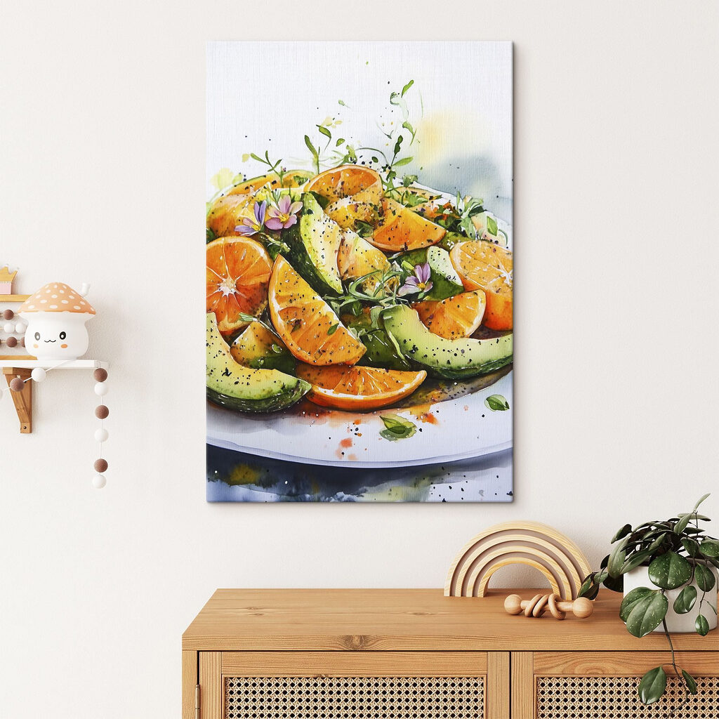 Plate of fruit and vegetables Plate of fruit and vegetables