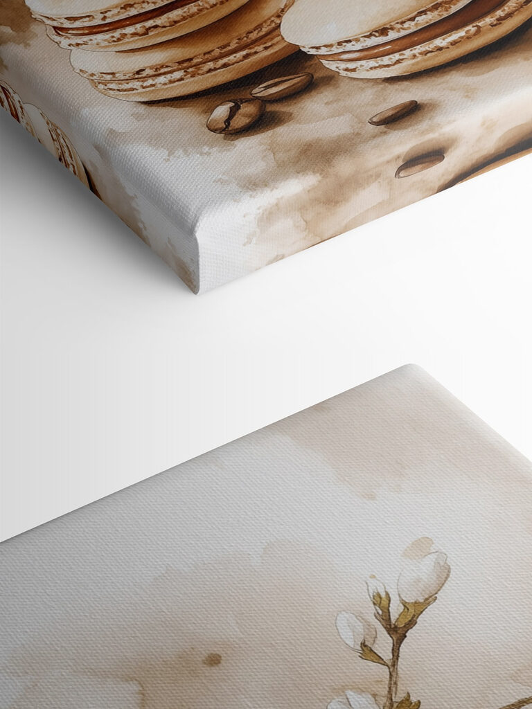 Cup of coffee and macaroons Cup of coffee and macaroons