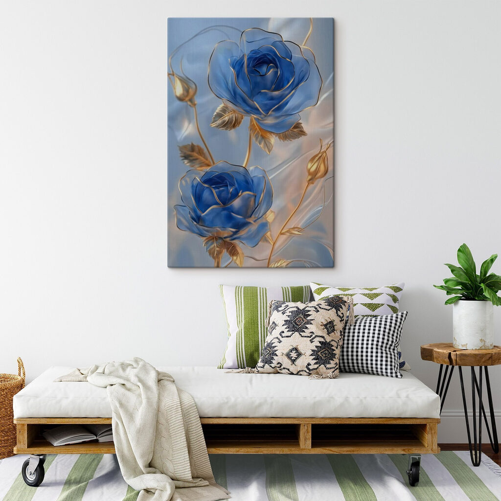 Delicate blue roses in soft light Delicate blue roses in soft light