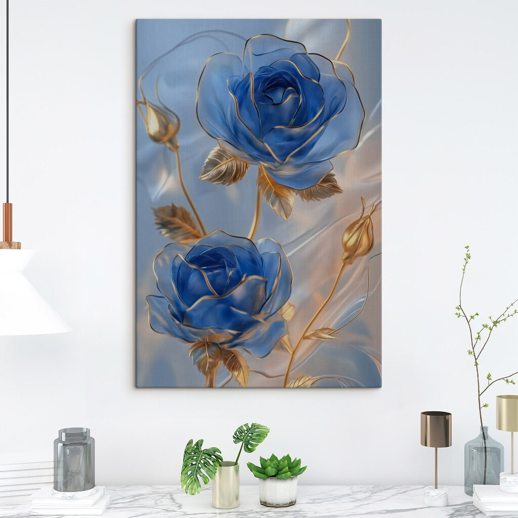 Delicate blue roses in soft light Delicate blue roses in soft light