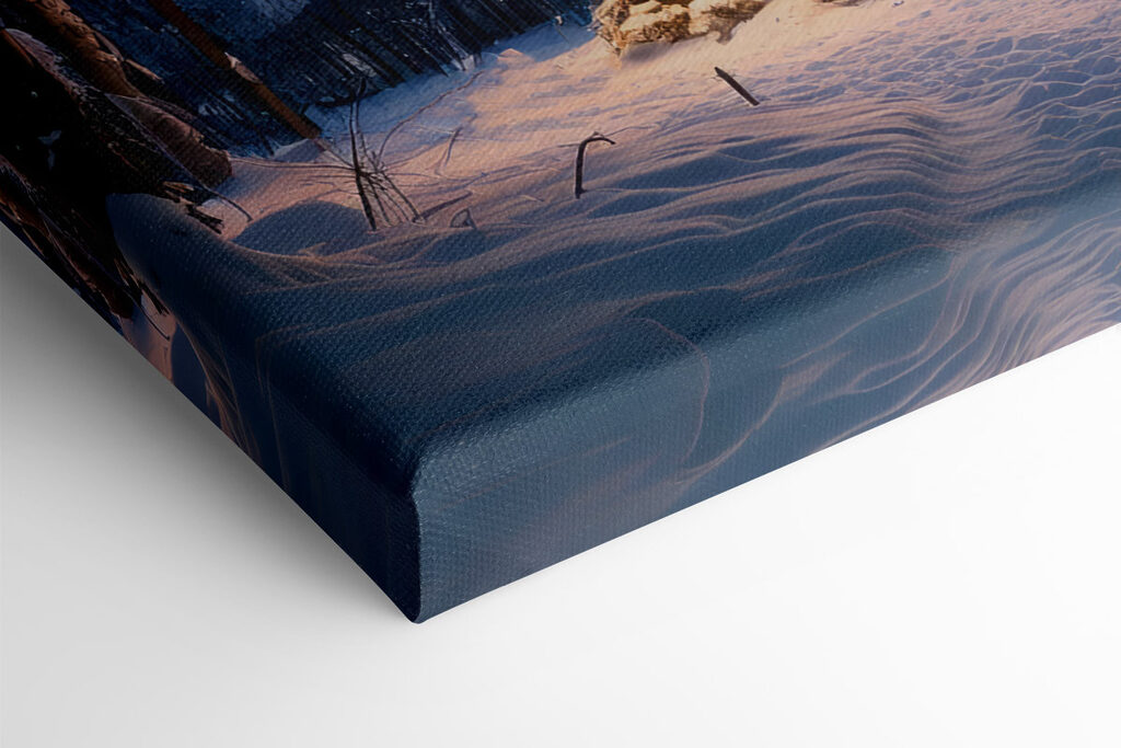 House with lights on it in the snow House with lights on it in the snow