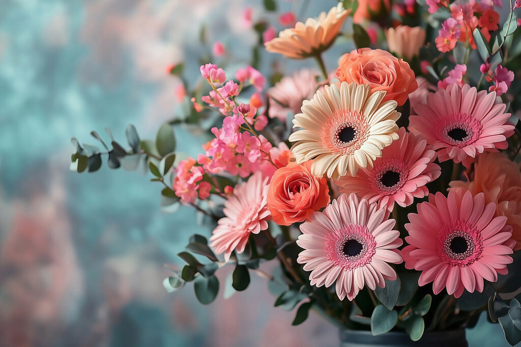 Bouquet of flowers in a vase Bouquet of flowers in a vase