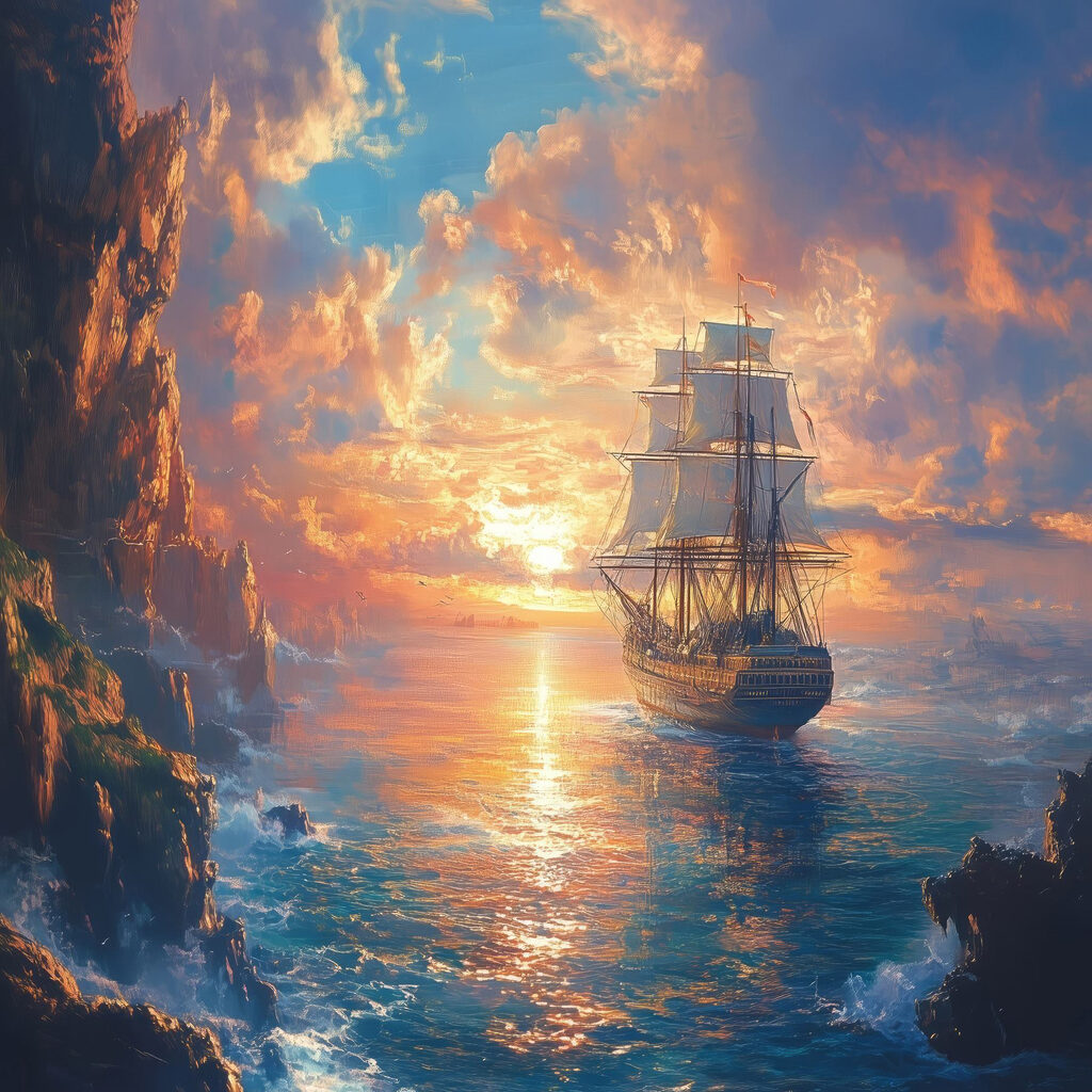 Ship in the water Ship in the water