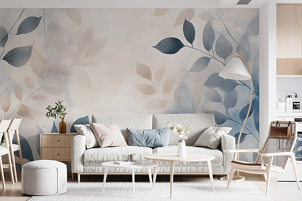 Delicate leaves in soft hues Delicate leaves in soft hues