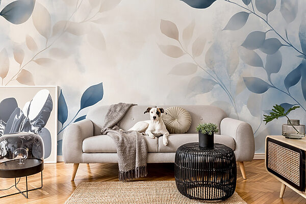 Delicate leaves in soft hues Delicate leaves in soft hues