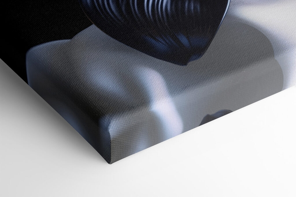 Black flower on a white cloth Black flower on a white cloth