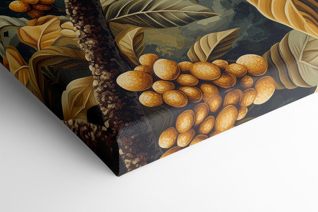 Painting of a tree with fruits Painting of a tree with fruits