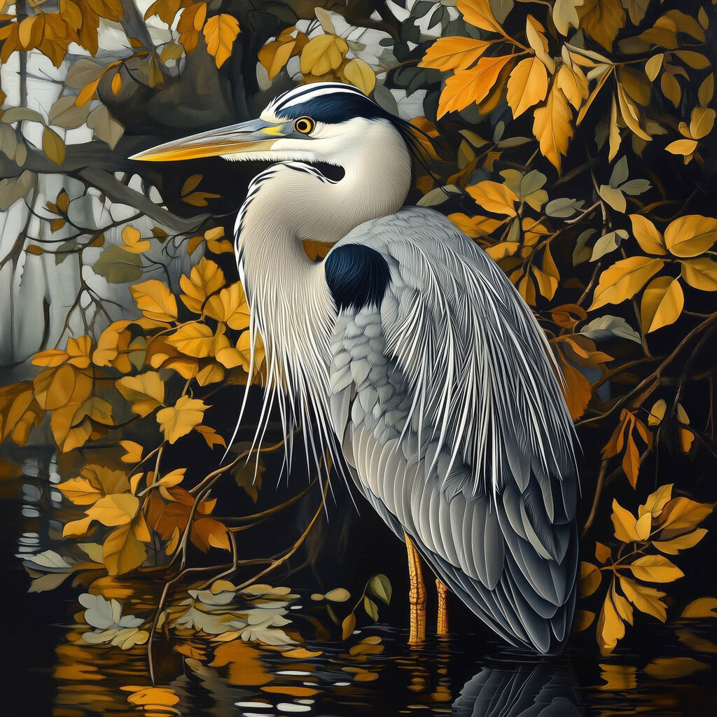 Bird standing in water