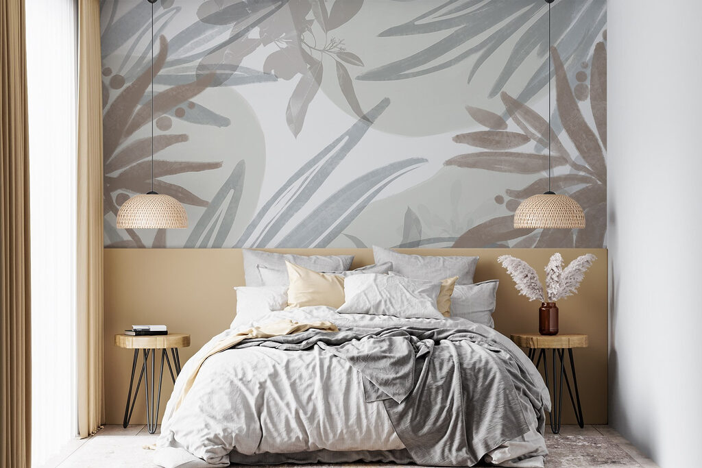 Floral patterns in soft pastel hues