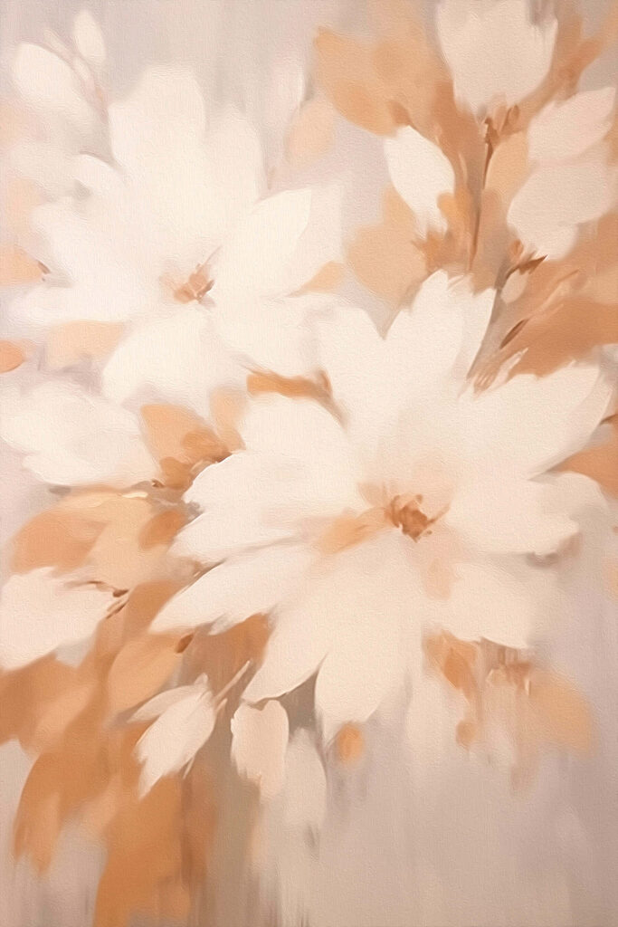 Delicate blossoms in soft hues Delicate blossoms in soft hues
