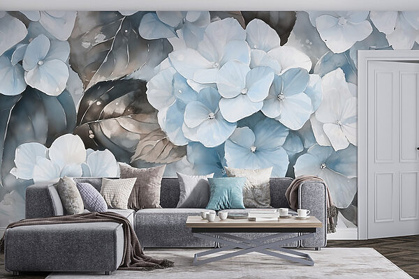 Soft flowers in tranquil hues Soft flowers in tranquil hues