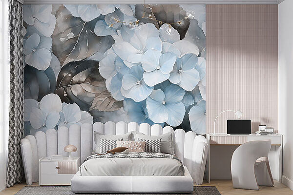 Soft flowers in tranquil hues Soft flowers in tranquil hues