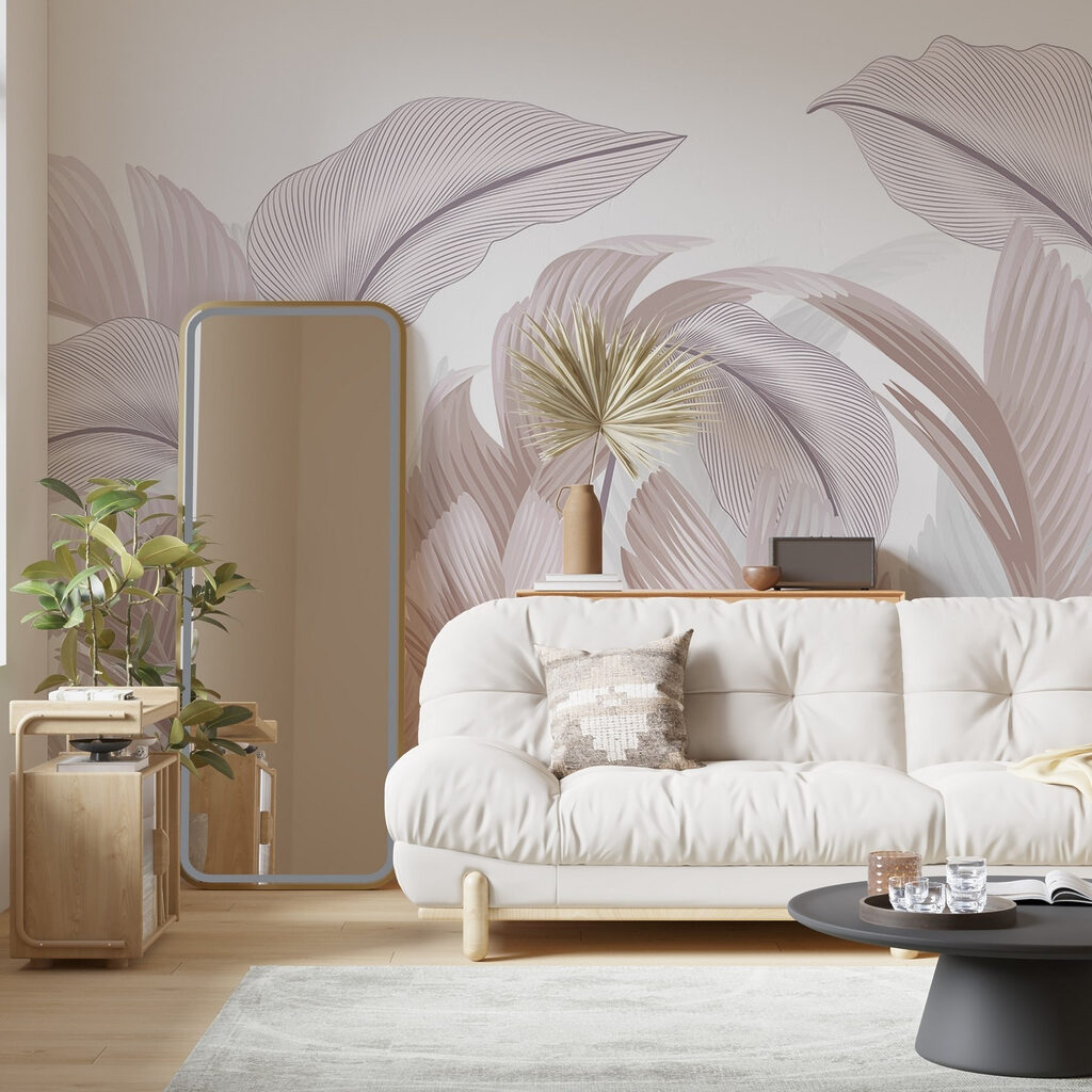 Delicate lines of nature's beauty