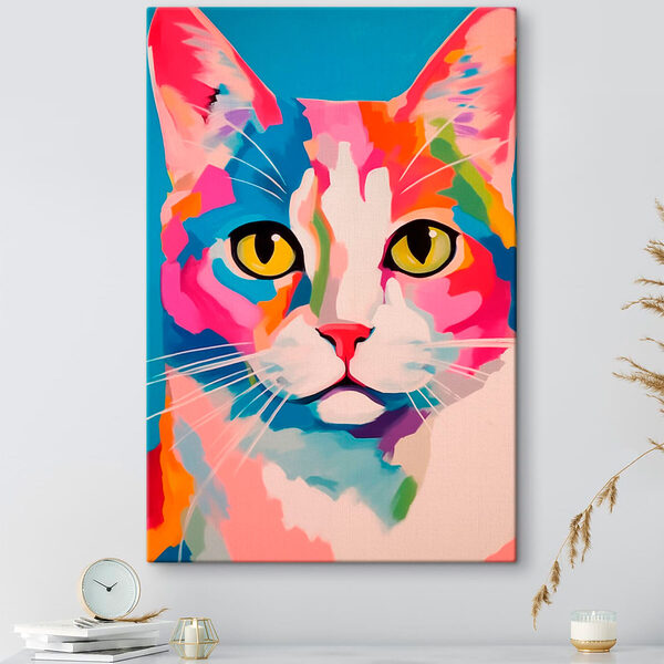 Кольоровий малюнок кота Кольоровий малюнок кота
