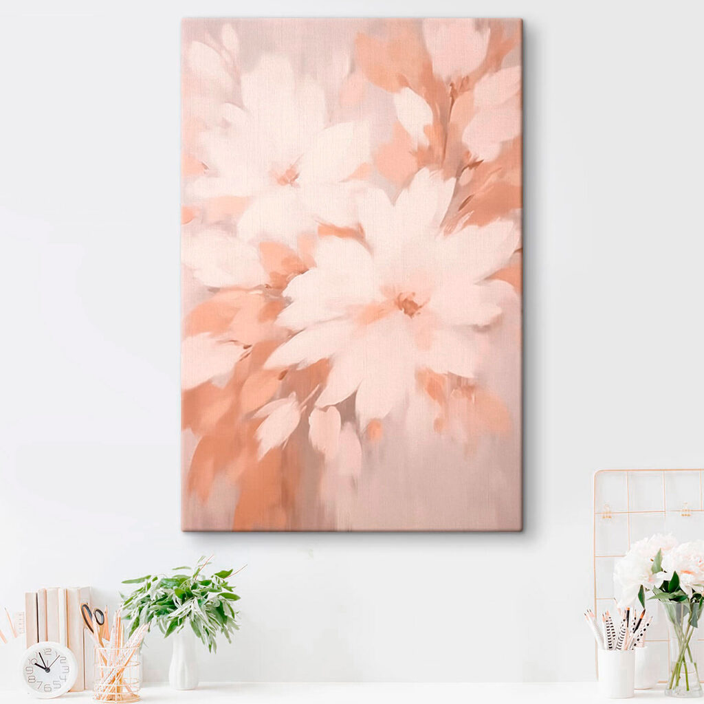 Delicate blossoms in soft hues Delicate blossoms in soft hues
