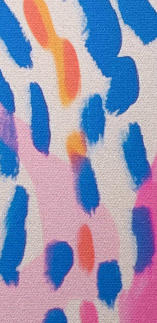 Colorful pattern with black and blue spots Colorful pattern with black and blue spots