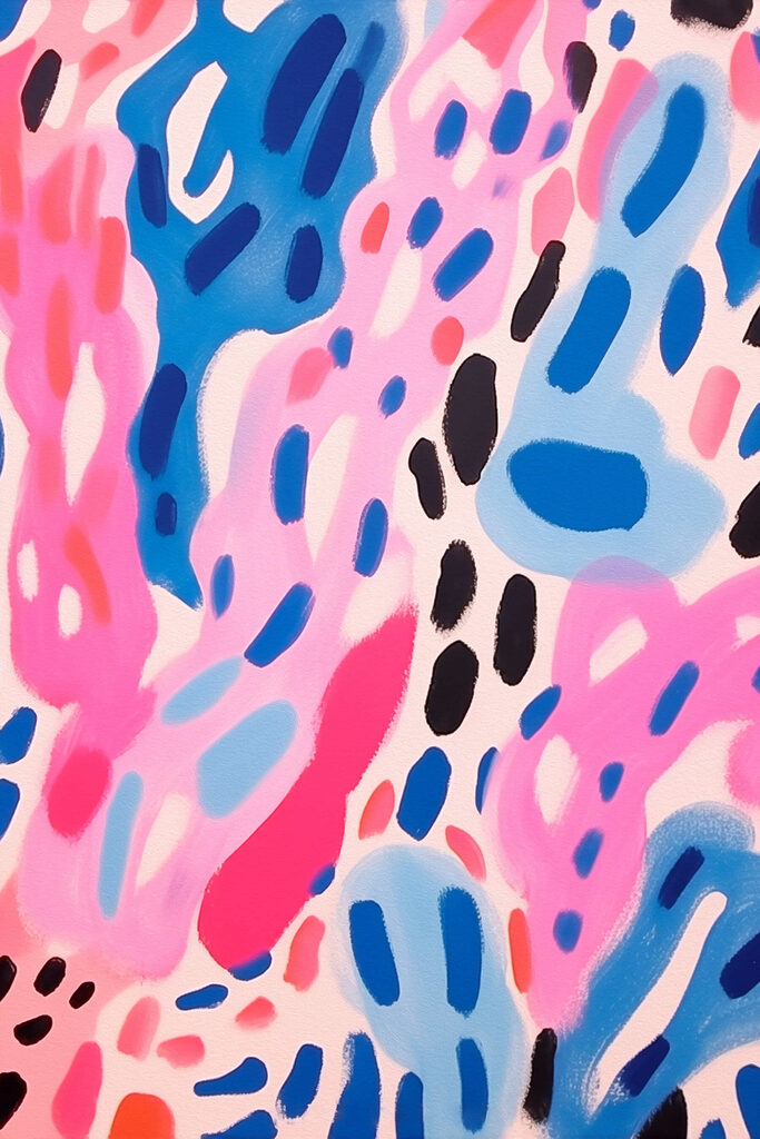 Colorful pattern on a surface
