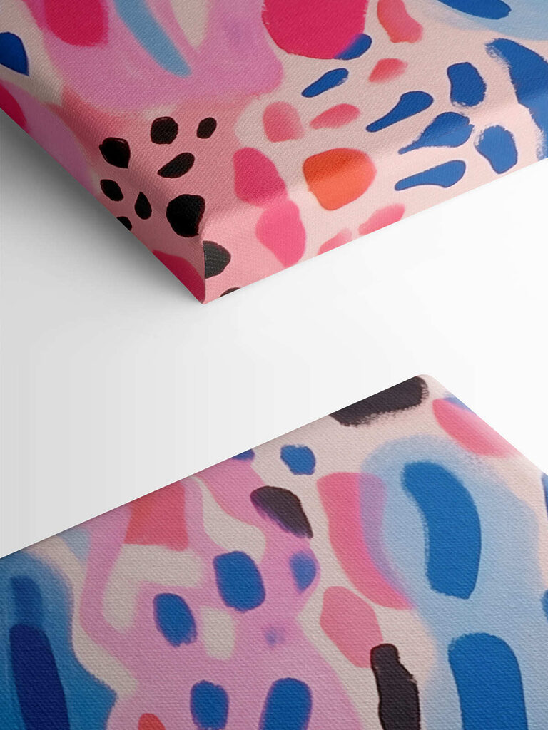 Colorful pattern on a surface