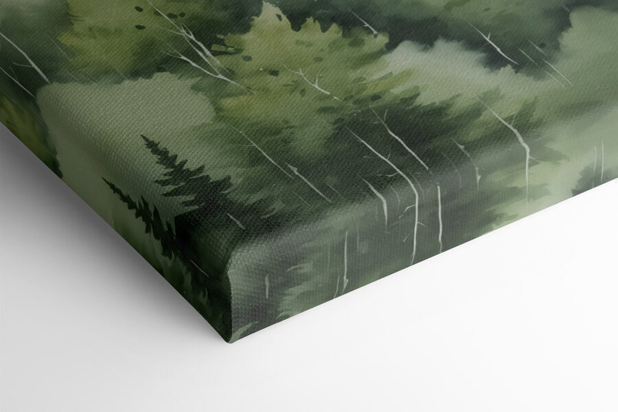 Painting of a mountain range Painting of a mountain range