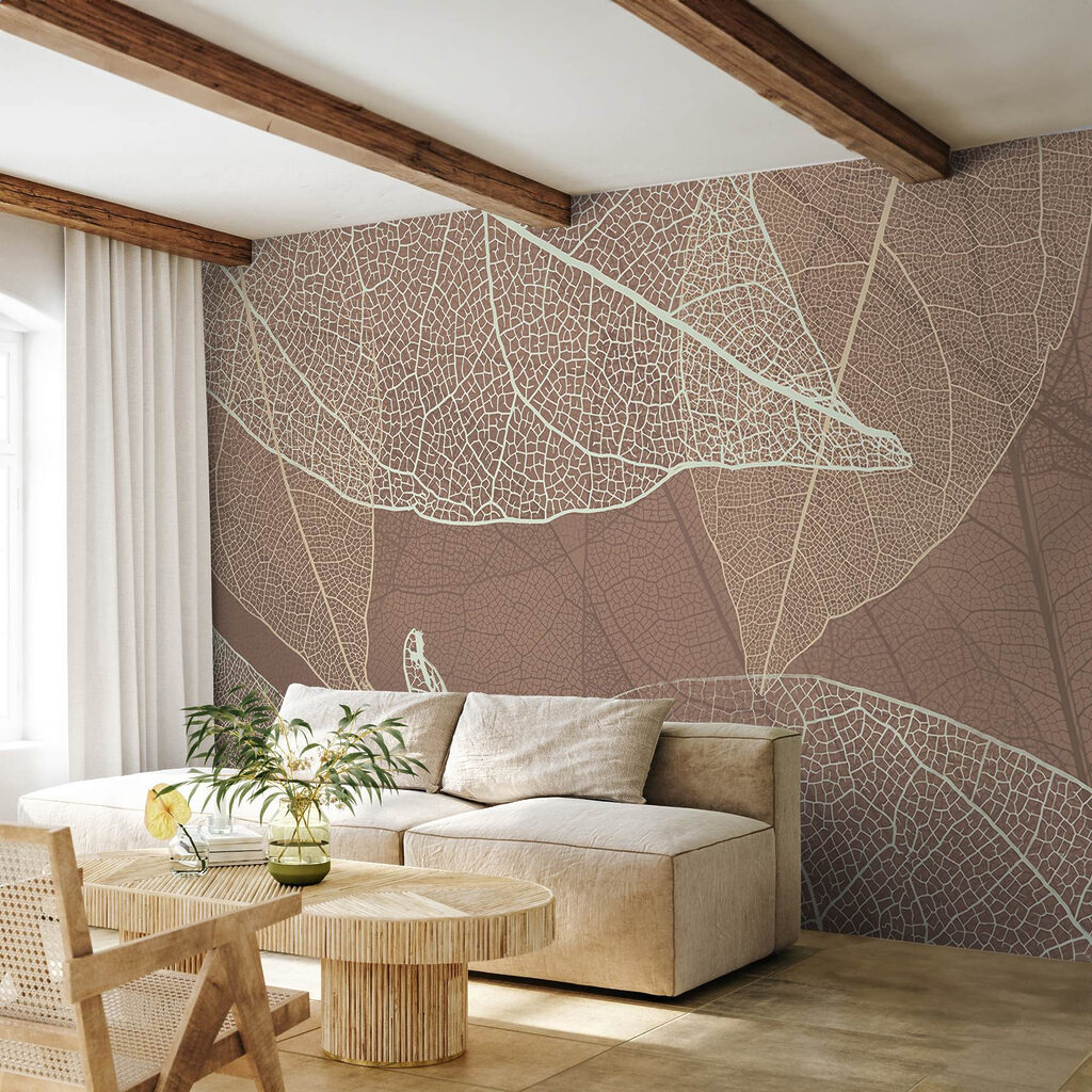 Delicate veins of nature's artwork